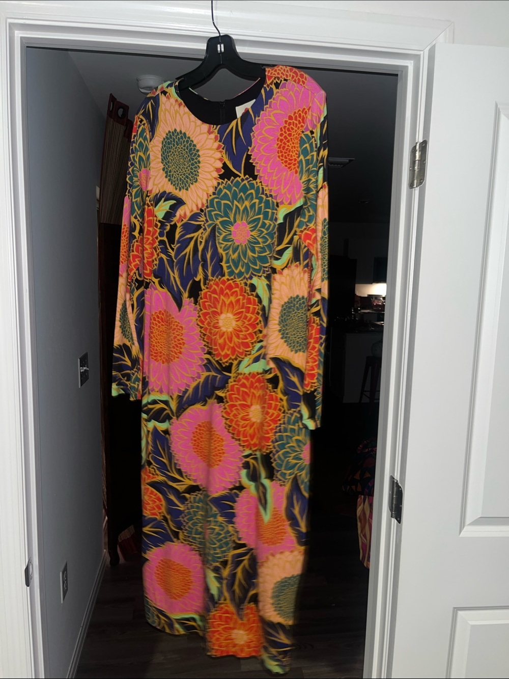 Farm Rio Floral Print Midi Dress